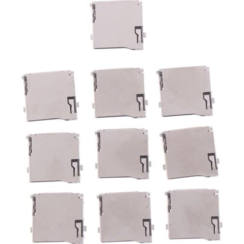 10pcs Push-Push Type TransFlash TF Micro SD Card Socket Adapter Automatic PCB Connector Supplies
