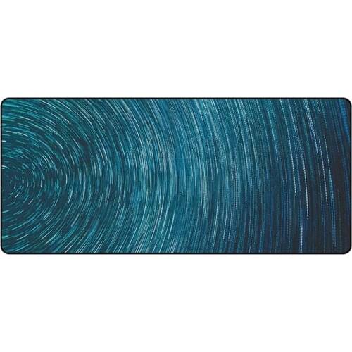 Semicircle Meteoric Shower Design Large Size Mouse Pad Office House Seaming Table Mat Natural Rubber Anti Sleep Gaming Mousepad