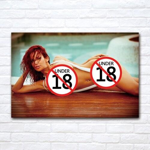 Sexy Girl Hot Body Canvas Painting Adult Posters Prints Wall Art Pictures For Bedroom Living Room Decoration