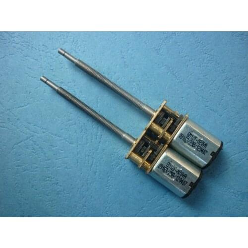 12mm N20 micro DC gear motor M3*34mm screwed shaft motor 3V 6V 12V metal gears for smart car