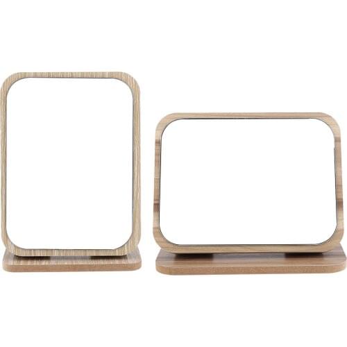 Bathroom Shaving Vanity Mirror Folding Standing Makeup Mirrors