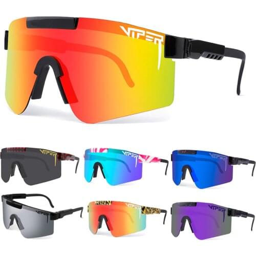 Original Pit Viper Cycling Glasses TR90 MTB Bicycle Eyewear Windproof Ski Sport Polarized UV400 Sunglasses For Men Woman