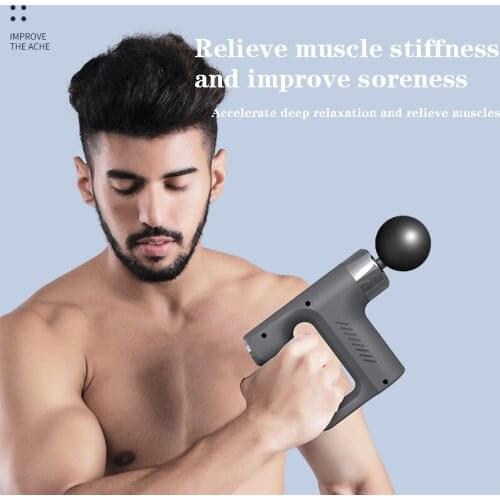 New Arrival High frequency Massage Gun Muscle Massage Gun Sport Therapy Massager Body Relaxation Pain Relief Slimming Shaping