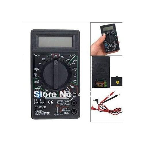 10PCS DT-830B Digital Multimeter Electrical AC DC Ammeter Voltmeter Ohm Tester Meter 750/1000V Amp Volt Ohm Tester Meter