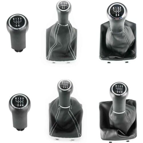 5 / 6 Speed Car Shift Gear Knob With Leather Boot For OPEL VAUXHALL CORSA D 2006 2007 2008 2009 2010 2011 2012 2013 2014