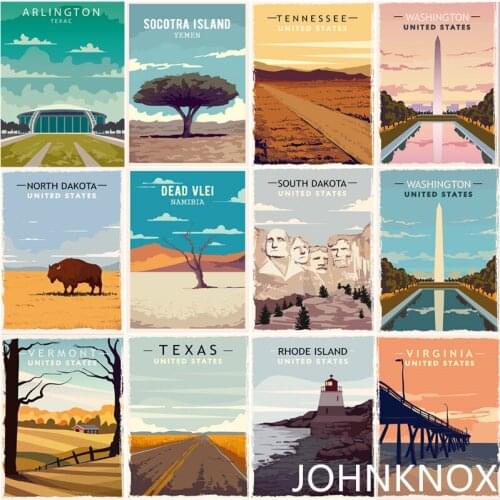 Diamond Painting Cartoon Scenery Tree 5D Diy Diamond Embroidery Full Round& Square Drill Diamond Mosaic Cross Stitch Home Decor