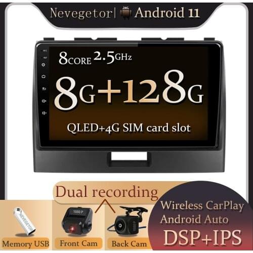 For SUZUKI WAGONR 2010-2018 WAGON R DSP 2 din Android 11 4G NET Car Radio Multimedia Video Player BT FM