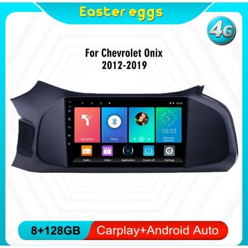 Eastereggs 9 Inch 2 Din Android Car Radio For Chevrolet Onix 2012-2020 WIFI GPS Navigation FM AM Bluetooth Multimedia Player