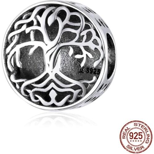 LByzHan Authentic 925 Sterling Silver Tropical Beach Shell Beads Charms Fit Charm Bracelets & Necklaces DIY Jewelry CMC995