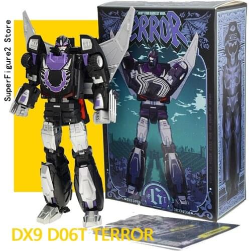 Transformation Action Figure Toy DX9 D06T G1 Diablo Rodimus Prime Movie Model 28cm Oversize ABS KO Deformation Car Robot