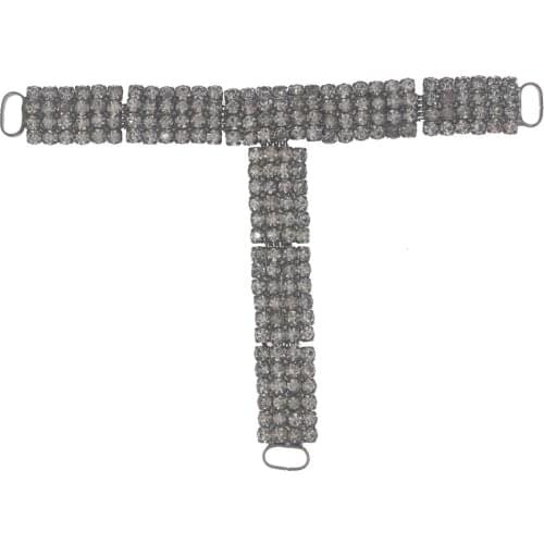 Rhinestone Shoe buckles Bikini Connector Crystal Brass Buckles For Bikini Strass Contest Bra Connectors Decoration Laiton Metal