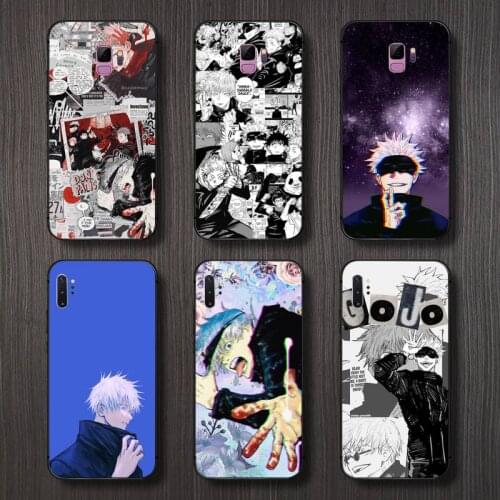 Jujutsu Kaisen anime Satoru Gojo cover funda coque Phone Case For Samsung S6 S7 edge S8 S9 S10 e plus A10 A50 A70 note8 J7 2017