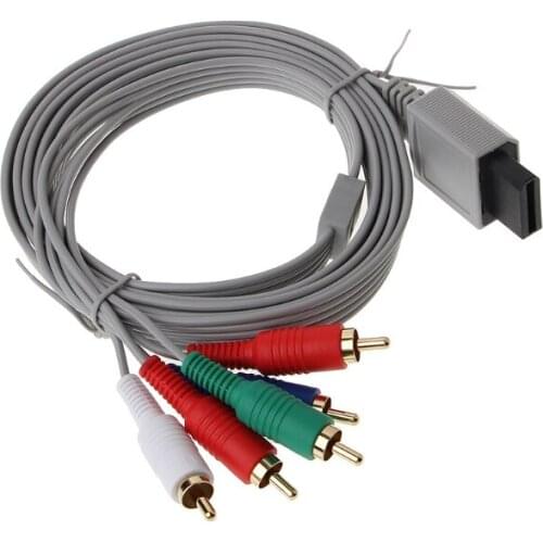 1.8m Component 1080P HDTV AV 5RCA Adapter Cable for nintendo Wii Console