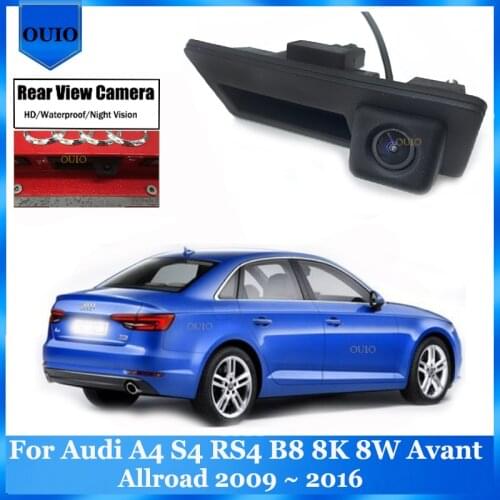 HD rear camera For Audi A4 S4 RS4 B8 8K 8W Avant Allroad 2009 ~ 2016 Trunk Handle Backup Parking Reversing Camera