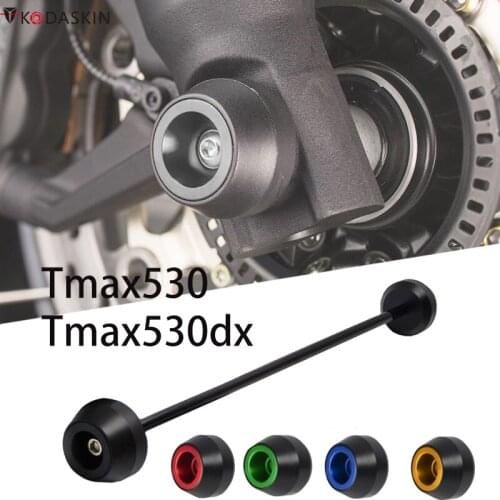 Kodaskin Motorcycle Rear Axle sliders Fork wheel protection Crash pad kit for Yamaha t max 530 dx tmax 530 tmax530