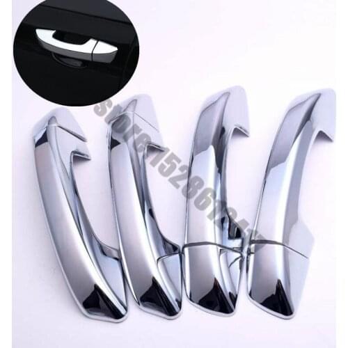 New Chrome Car Side Door Handle Cover Trim For Volkswagen VW Golf 6 MK6 Skoda SUPERB 2009 2010 2011 2012 Car Styling