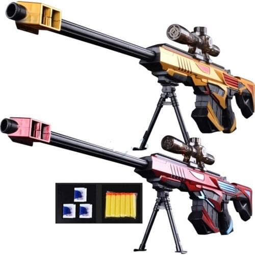 Plastic Infrared Soft Bullet Gun Toy For Children Boys Sniper Rifle Pistol Soft Paintball Outdoor Toys Shooting Gun Kids Gifts