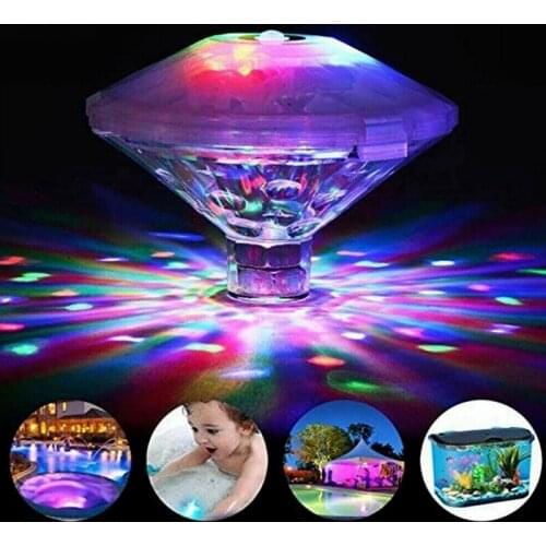 Swimming Pool Floating Light Underwater Pond 7-mode Flash Disco Lights for Outdoor Jacuzzi Inflable Aquarium Garden Pool Lights