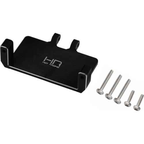 Hot Racing aluminum servo mount bracket for use with Emax ES08MA Metal Gear servo the Axial SCX10 24