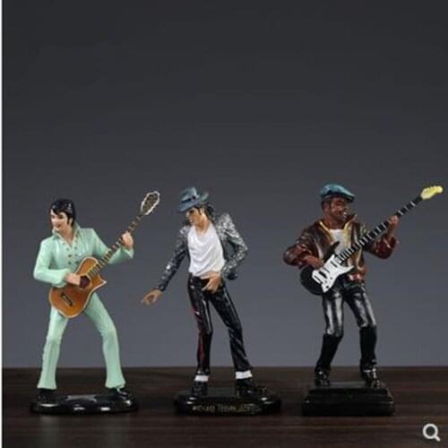 European character sculpture, creative famous music figure statue, home restaurant office desktop decoration, Christmas gift