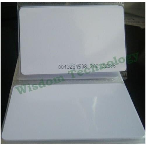 Free Shipping 100PCS/Lot RFID 125Khz Smart Card EM4100/4102 PVC Card thickness:0.8mm