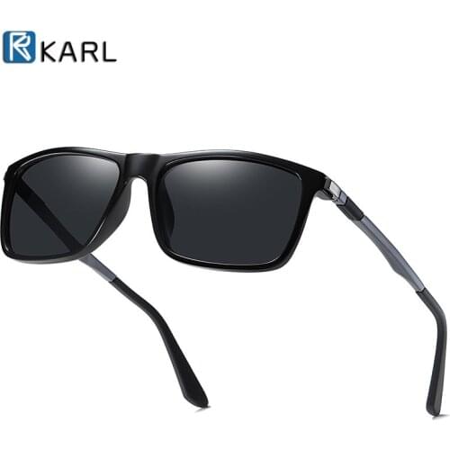 Vintage Polarized Sunglasses Men Luxury Brand Aluminum Sun Glasses Square Driving Sunglass Black Male Fishing Eyewear Women 2020