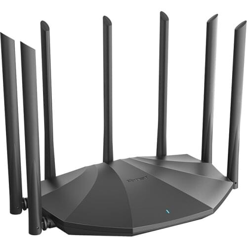 Tenda AC23 Dual Band Gigabit WiFi AC2100 Router IPV6 Home Coverage Wireless 4X4MU-MIMO VPN Support 25~35 Devices