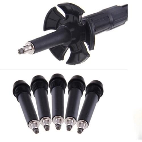 Hiking Walking Stick Tip End Alpenstock Carbon Tungsten Steel Pointed Toe Cane Walk Stick Wandelstok Point Wear Rod Crutch