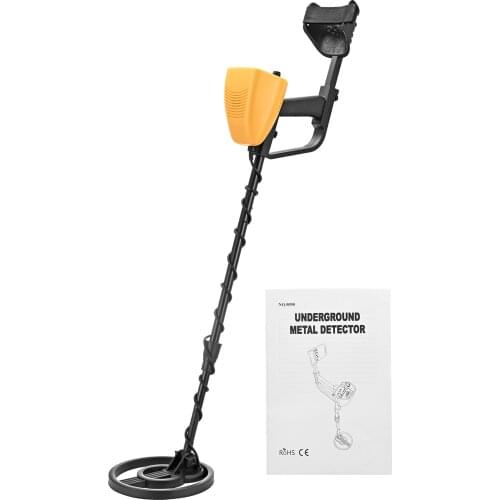 Waterproof Metal Detector with LCD Display, Discrimination, All Metal and Pinpoint Mode Search Coil High Accuracy Metal Detector