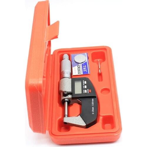 0-25mm CR2032 High precision micrometer gauge measurement range stainless steel digital display ruler ruler measurement tool