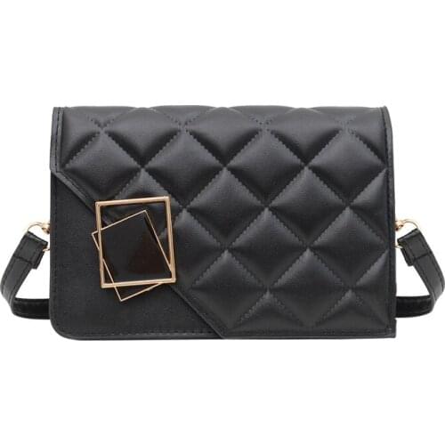 Womens Bag Lingge Bag 2021 Autumn Winter New Fashion Chain Messenger Bag Shoulder Small Square Bag Trend Womens Bag