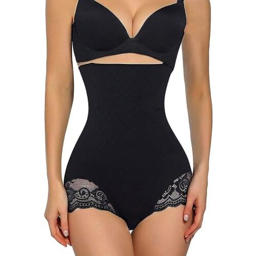 Women Body Shaper Butt Lifter Hi-Waist Panty Seamless Waist Trainer Tummy Control WomenS Shape Wear Body