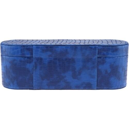 Hard Crocodile PU Leather Storage Organizer Portable Travel Case Cover Gift Box for Dyson Supersonic Hair Dryer