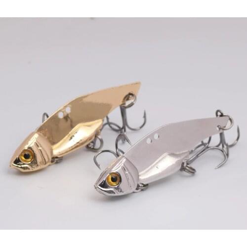 1Pcs Metal Dolphin VIB Fishing Lure 8g 12g Vibration Spoon Lure tackle Bass Zinc Alloy Artificial Hard Bait Cicada Lures