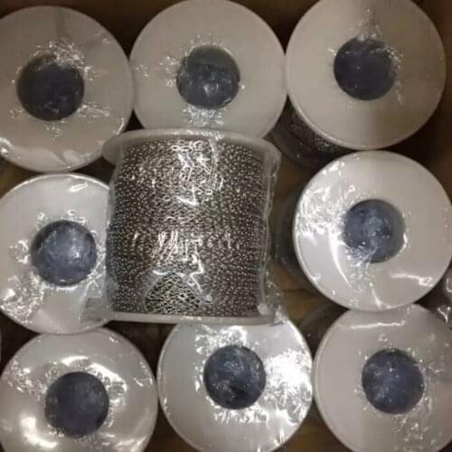 100% Stainless Steel Chain Meter For Jewelry Making 2mm Metal Rolo Cable Link Chain By 50 Meter Wholesale 50m