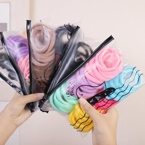 4.5CM 100\50pcs/bag Girls Scrunchies Elastic Hair Band Kids Hair Accessories for Girl Hair Tie Baby Hair Ring Rope Headwear