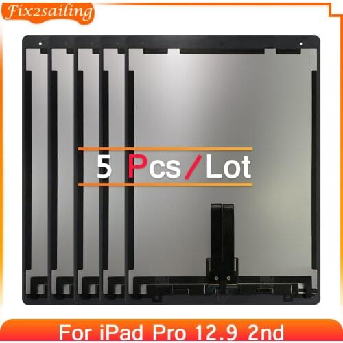 5Pcs/Lot For iPad Pro 12.9" A1670 A1671 LCD Display Touch Screen Digitizer Sensors Assembly Panel No With Small Board 100%Tested