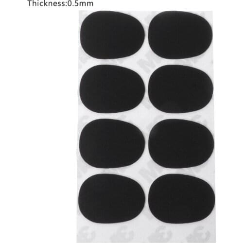 8pcs Treble/Alto/Tenor Sax Clarinet Mouthpiece Patches Pads Cushions 0.5mm 0.8mm