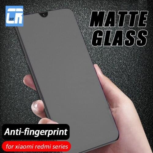 9D No Fingerprint Matte Frosted Tempered Glass for Xiaomi Redmi Note 10 10s 9 9s Pro Max Poco M3 F3 F2 X3 Nfc Screen Protector