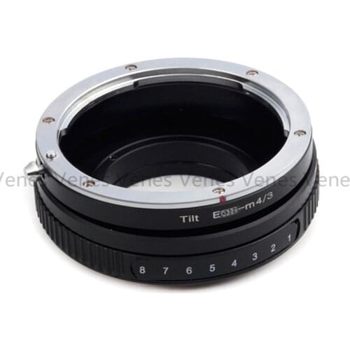 Venes For EOS-M4/3, Tilt Lens Adapter Suit for Canon for EOS Lens Mount to Suit for Micro 4/3 Camera Body GX7 GF6 GH3 G5 GF5