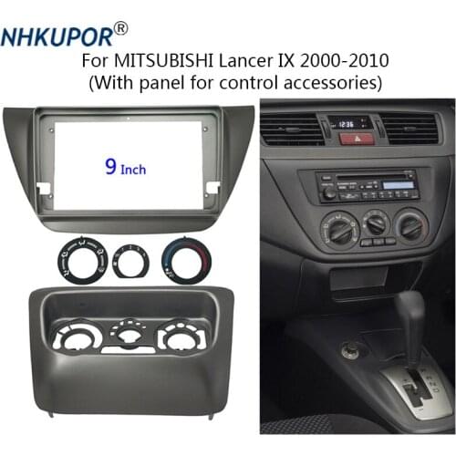 Car Radio Frame Kit For MITSUBISHI Lancer IX 2000-2010 Center Console Holder Refit Fascia Auto Multimedia Player Bezel Faceplate