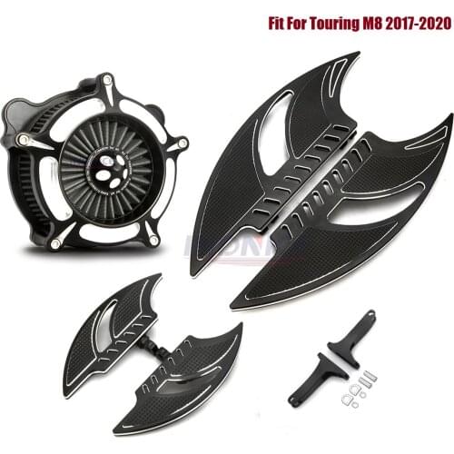 Driver Passenger Floorboards Air Filter intakes Fit For harley 2018-2020 FLFBS Softail Fat Boy 114 M8