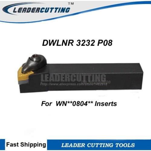 DWLNR/DWLNL3232P08 CNC turning tool holder,indexable lathe toolsl, DWLNR/L External Lathe Cutting Tool for WNMG080404/08 Inserts
