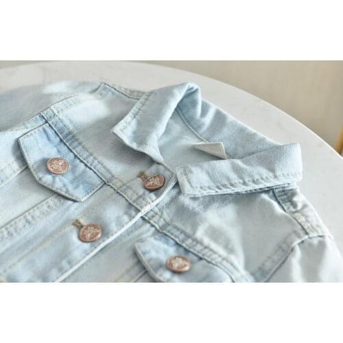 Baby Girls Denim Jackets For 3-12Yrs