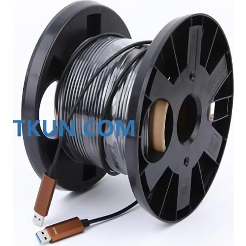 Tkun 30m 15m DisplayPort cable 32.4Gbps data transmission, USB3.0 high-speed transmission line HD cable, 4k, 8k dp data cable