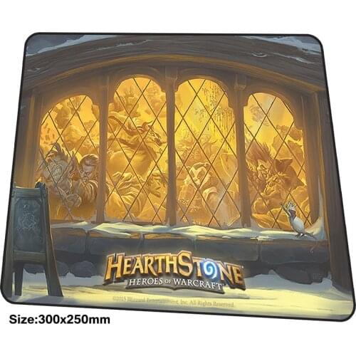 Hearthstone mousepad 300x250x3mm gaming mouse pad big gamer mat HD pattern game computer desk padmouse cool new large play mats