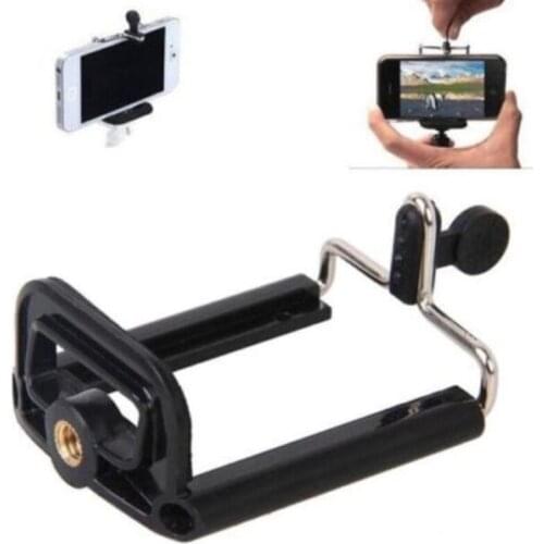 Camera Tripod Stand Mount Adapter Moblie Phone Clip Bracket Holder U-shaped Clip
