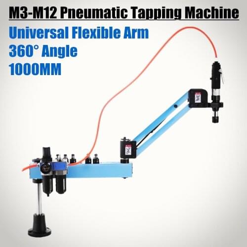 M3-M12 Horizontal Easy Operation Pneumatic Air Tapping and Drilling Machine