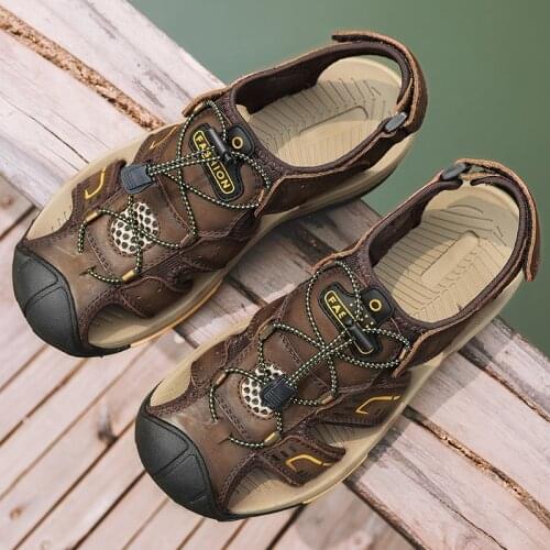 Mens Breathable Shoes Breathable Sport Sandals Mens Sneakers Mens Summer Sandles Sandalias Romanas Shoes