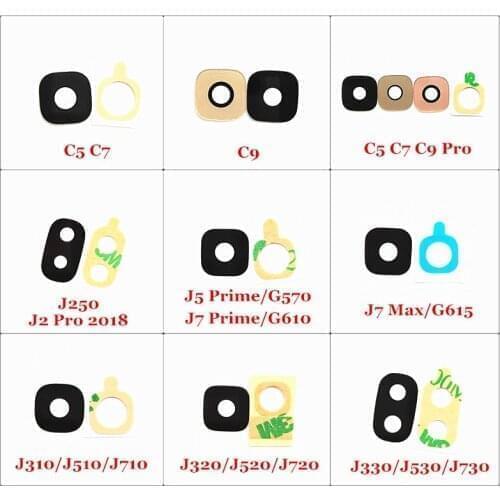 50x New Original Rear Back Camera Glass Lens For Samsung Galaxy J2 Pro 2018 J5 J7 Prime Max C5 C7 C9 Pro J310 J320 J330
